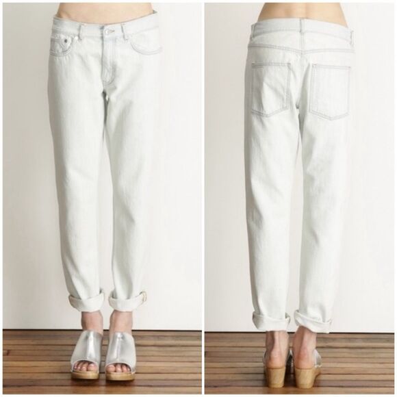 Acne Studios Boy Jean in Bleach Straight Jeans Size 26 - Picture 3 of 15